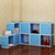爱型小方格子柜自由组合柜子(蓝色 单格)第2张高清大图