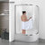 莱博顿neptum扇形浴缸淋浴房NE2142Z 卫生间凉房 钢化玻璃屏风 亚克力泡澡底座(90*90房体带中缸)第2张高清大图