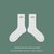 SUNTEK国潮原创GOLF字母刺绣棉袜子黑白色欧美风街头男女情侣中长筒运动(均码 黑底绿字（3双）)第3张高清大图