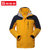 探路者秋冬季男式三合一冲锋衣两件套加厚加绒外套TAWC91113(男乔戈里黄 3XL)第2张高清大图