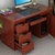办公桌工作台职员桌办公台电脑桌YBGZ1401(胡桃色 1400)