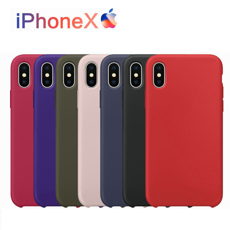 iPhone\/苹果X手机壳液态硅胶壳 iphoneX保护套