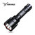 雅格（YG）专业户外照明设备强光手电 LED充电手电筒 骑行变焦远射(LED-311C黑色)第4张高清大图