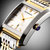 BURBERRY巴宝莉手表女表 时尚休闲方形白金钢带女士手表 BU1573第5张高清大图