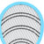 雨花泽（Yuhuaze）经典风尚充电式带led灯电子灭蚊拍 电蚊拍 三层保护面网（蓝色） YHZ-255(255电蚊拍)第2张高清大图