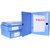天色 加厚大容量档案盒 文件盒 资料盒 A4收纳塑料凭证盒(蓝色/厚度2cm 六个装)第3张高清大图