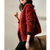 MISS LISA羊羔毛外套冬季加厚小香风轻奢名媛上衣W26S24108(红色 L)第2张高清大图