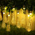 LED太阳能小彩灯户外防水满天星圣诞灯串阳挂件台花园庭院装饰灯(星星-彩色 太阳能-7米50灯【8模式】)第7张高清大图