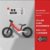 KinderKraft德国KK平衡车NOBILT儿童无脚踏单车滑步车滑行2-6岁自行车内置TPR减震科技80-120CM(红色)第3张高清大图
