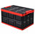 朗伯爵多功能折叠收纳箱储物箱汽车后备箱收纳箱置物箱(黑红色（50L）)第5张高清大图