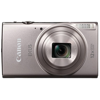 佳能（Canon）IXUS 285 HS 数码相机（2020万像素 12倍光学变焦 25mm超广角 支持Wi-Fi和NFC）银色