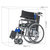 可孚逸巧轮椅铝合金折叠轻便老人轮椅手推车老年残疾人便携超轻轮椅车黑蓝色第3张高清大图