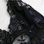 拉佩拉 黑色镂空花朵连衣裙 0011620(如图 0#)第5张高清大图