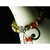 凤凰涅磐H17120508女款原创DIY天然红玛瑙苗银金沙琉璃珠手链（红色）第3张高清大图
