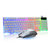 【赠品】 定制炫光机械手感竞技键盘鼠标套装（颜色，样式随机）第3张高清大图