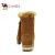 CAMEL 骆驼女靴2013冬季新款中跟套筒休闲时装靴流苏磨砂皮81272601(黄棕 40)第3张高清大图