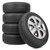 工程车轮胎带内胎轮胎(无需安装 尺码)第5张高清大图