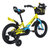 xds喜德盛儿童自行车 喜德盛童车小骑士男女童车2-7岁铝合金车架辅助轮单车(黄色 12英寸（适合身高80-105mm）)第3张高清大图