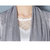 VEGININA 中长款夏网纱开衫防晒衣空调衫 9562(灰色 3XL)第4张高清大图
