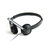 Audio Technica/铁三角 ATH-330COM 头戴式耳机 电脑游戏耳麦话筒(黑色)第5张高清大图