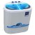 现代(HYUNDAY)XPB35-2188SC 3.5kg双桶迷你洗衣机波轮半自动小型家用内衣儿童婴儿学生(白色)第2张高清大图