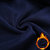 Bebeeru秋冬季男士长袖保暖衬衫男加厚中年商务男装加绒寸衫大码格子衬衣(E610深蓝色 5XL)第5张高清大图