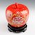 景德镇陶瓷器 中国红苹果花瓶 新房装饰品现代时尚家居工艺品摆件第3张高清大图