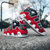 Nike 耐克经典款皮蓬复刻大Air篮球鞋男气垫运动鞋女黑红色(透明 43)第3张高清大图