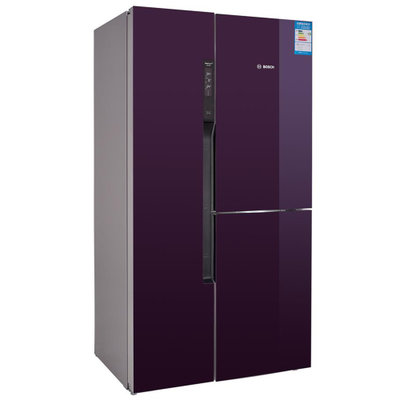 博世(Bosch) KAF96S80TI 569升变频混冷无霜 对开三门冰箱(黑加仑紫色) 零度维他plus 独立三循环制冷