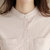 Mistletoe2017新款衬衫女 小清新纯棉长袖打底衬衣(白色 M)第5张高清大图