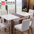 曲尚(Qushang) 餐桌 现代简约 餐桌椅 饭桌 餐厅钢化玻璃餐桌(一桌六椅)第3张高清大图
