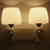简约白色壁灯LED暖光现代客厅卧室床头灯创意造型儿童房灯海豚灯(白色单头 带5w光源)第4张高清大图
