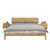 佐菲亚 北欧实木床1.5米1.8米主卧双人床小户型橡胶木经济单人婚床(单床+椰棕床垫 1.5米)第5张高清大图