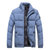 传奇保冬季上衣青年韩版短款潮流帅气加厚男士外套M-4XL8228(蓝色 L)第2张高清大图