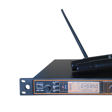 斯尼克 SONIC-PRO UHF-1000无线手持话筒 （一拖二） 黑色(黑色 版本)