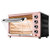 北美电器(ACA) ATO-RH3216 家用 32升 电烤箱 上下火控温 黑+玫瑰金第3张高清大图