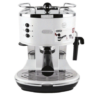德龙(Delonghi) ECO310.W 意式 泵压式 半自动咖啡机 家用商用 白