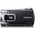 三星（SAMSUNG）HMX-H400高清闪存数码摄像机（黑色）德国施耐德镜头 光学防抖500万像素 30倍光学变焦 3寸旋转液晶屏 高清拍摄第2张高清大图