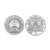 贺岁银质纪念币 福3元纪念币 福字币 8g银币(现货一2017福3元纪念币)第2张高清大图
