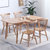 丰圆藤木 餐桌椅组合 北欧纯实木白橡木可伸缩餐桌 折叠餐桌小户型(1.1*1.4m原木色 单餐桌)第2张高清大图