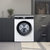 西门子（SIEMENS）10公斤 XQG100-WB45UM000W 全自动变频滚筒洗衣机 高温筒清洁 智能洗护第2张高清大图