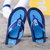 卡郎琪 夏季人字拖男潮流韩版个性防滑休闲沙滩鞋学生时尚外穿夹脚凉拖鞋(XD-625蓝色 43)第5张高清大图