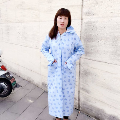 【2018新款加长电动车防晒衣女夏季全身摩托
