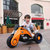 儿童电动摩托车男孩三轮电瓶玩具车小孩充电童车可坐大人1-3-6岁([常规款黄色]双驱动+避震+早教音乐+炫酷灯光)第4张高清大图
