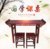 巢湖华美 HM-GXZ1202 新中式学生书法桌 国学桌(红木色)第5张高清大图