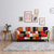 A家家具 布艺沙发北欧简约时尚拼色小户型客厅(灰黑格 三人位)第2张高清大图
