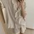 SUNTEK2022夏季韩国ins风清新简洁翻领小格子睡衣女短袖家居服套装(花边格子)第4张高清大图
