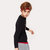 巴拉巴拉男童毛衣儿童针织衫2019新款春季童装中大童红色套头毛衫(130cm 黑色9000)第4张高清大图