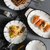牧初蓝和日式陶瓷餐具套装家用条纹碗碟盘碗筷釉下彩可微波乔迁(8英寸条纹饭盘（2只装） 默认版本)第9张高清大图