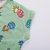 女童T恤2019夏季新品童装短袖上衣中小童可爱菠萝印花儿童T恤(140（建议身高130cm） 绿色)第2张高清大图